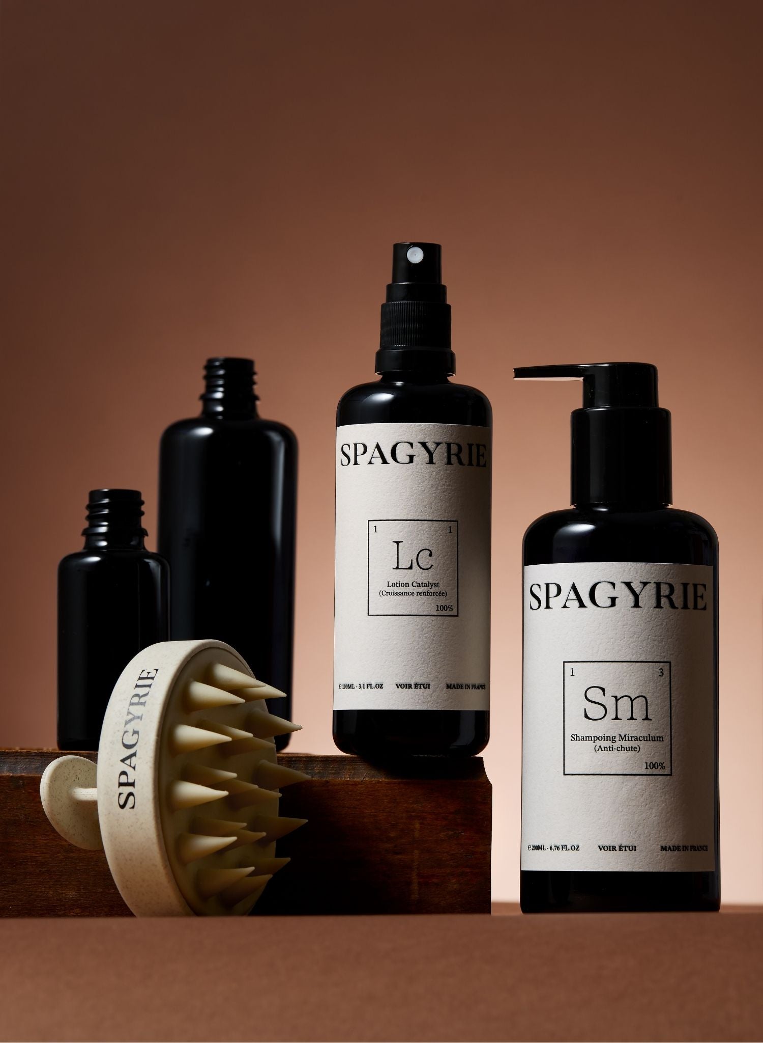Trio Croissance Racines – Shampoing Miraculum, Lotion Catalyst & Brosse Stimulante